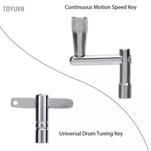 toyuvn Bộ phím điều chỉnh trống đa năng với tốc độ chuyển động liên tục cho trống Công cụ cần thiết cho tất cả người chơi trống Diễu hành bẫy chính thống