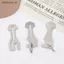 # HB # 1Pc Xe đẩy mua sắm bằng thép không gỉ chống gỉ Móc khóa mã thông báo có thể tái sử dụng cho cửa hàng tạp hóa Sử dụng mua sắm du lịch.