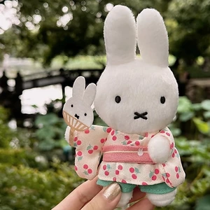 Miffy Sang Trọng Búp Bê Quyến Rũ Anh Đào Yukata Hoạt Hình Đồ Chơi Nhồi Bông Kawaii Ba Lô Mặt Dây Chuyền Cuddly Tuyệt Đẹp Sang Trọng Búp Bê Cô Gái Quà Tặng