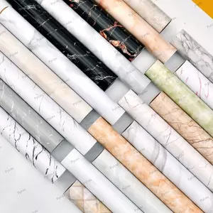 Nhãn dán hạt đá cẩm thạch PYCOU, Nhãn dán chống thấm nước chống dầu 40 / 60cm, Dễ dàng làm sạch Vỏ và dán chống thấm nước Nhà bếp Nhãn dán chống dầu