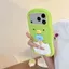 Hình vật góc dễ thương Vịt xanh iphone17 Apple 16 Thích hợp cho vỏ điện thoại 14 / 15pro max 13