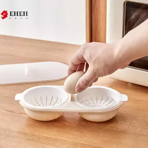 Dụng cụ săn trộm trứng vi sóng, Nồi hơi trứng gấp đôi, Tiện ích nhà bếp, Khuôn trứng lò xo nóng, Dụng cụ nấu ăn, Máy làm trứng sen nước trong suốt VN