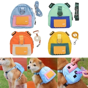 Ba lô Mya Dog Dây nịt cho chó đi bộ đường dài Ba lô để lưu trữ Túi đựng đồ ăn nhẹ-