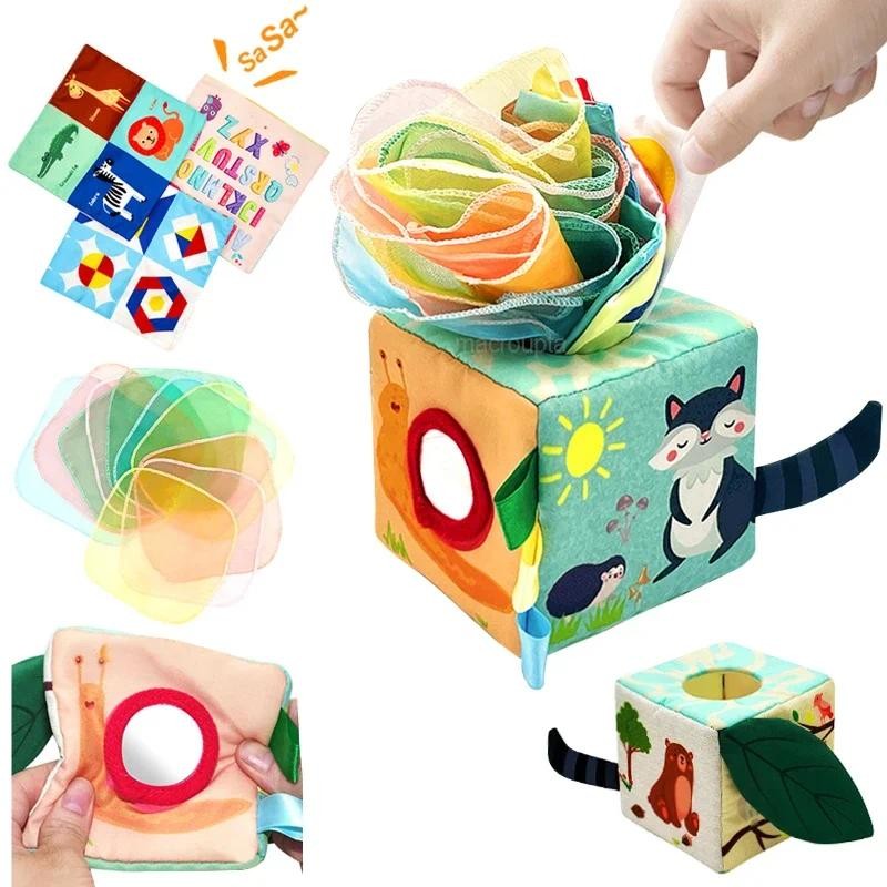 Đồ Chơi Magic Hộp Khăn Giấy,Giáo Dục Cho Bé Hoạt Động Học Tập Đồ Chơi Cảm Giác Cho Trẻ,Cho Trẻ Em Vui Nhộn