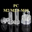 Ốc Vít pake đầu tròn Bulong Đầu Tròn suốt (PC) Bu lông nhựa / Đai ốc M2-M10