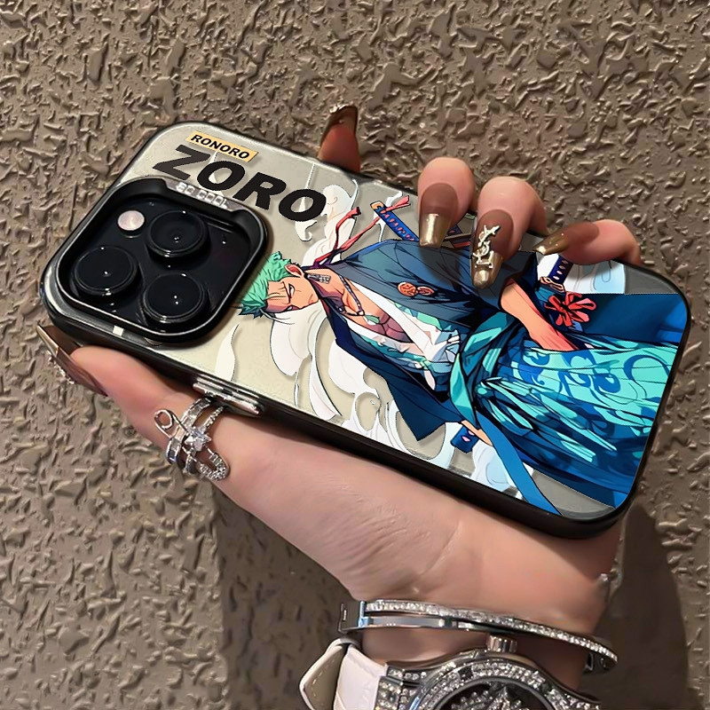 Ốp Lưng iPhone 16 Pro Max 17 Pro Max 17 Air 16 Plus 16e Ốp Lưng Roronoa Zoro Vỏ Tranh Vỏ Điện Thoại