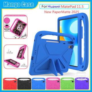 Ốp Lưng Cho Huawei MatePad 11.5 "2025 Mới PaperMatte Vỏ Trẻ Em An Toàn Trẻ Em Máy Tính Bảng Bảo Vệ Chất Liệu Bọt Chống Sốc Vỏ An Toàn Và Chống Rơi