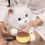 SUNKISSD Mô phỏng Đồ chơi sang trọng cho mèo, Búp bê sang trọng Ragdoll mềm bằng giọng nói, Lông tơ có yếm Hoạt hình dễ thương Mô phỏng mô phỏng mô hình mèo con trẻ em