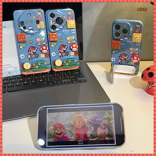 Anime Nhật Bản Mario Mario Mario Mario Mario Mario iPhone Vỏ Bảo Vệ Ba Chiều Khối Nấm Đứng Thích Hợp Cho iPhone16 15