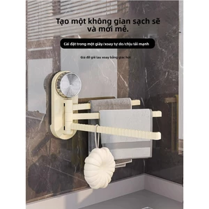 Phòng Tắm Nhà Bếp Móc Dính Móc Nhà Vệ Sinh Không Đục Lỗ Móc Mạnh Mẽ Một Hàng Treo Tường Không Đánh Dấu Hàng Móc Khăn Giá