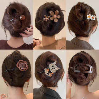 Vintage Barrette Kẹp Tóc Phong Cách Pháp, Thiết Kê Móng Vuốt - Thích Hợp Tiệc Cưới & Du Lịch