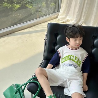 Bộ đồ thể thao mùa hè cho bé trai - Set áo bóng rổ tay ngắn 2 chi tiết mát mẻ năng động