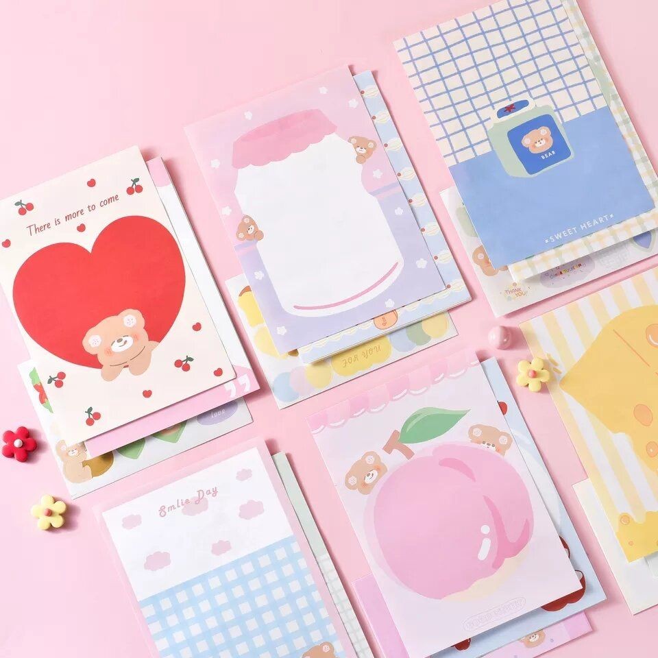 Giấy ghi chú stick Kawai xinh xắn giao mẫu ngẫu nhiên