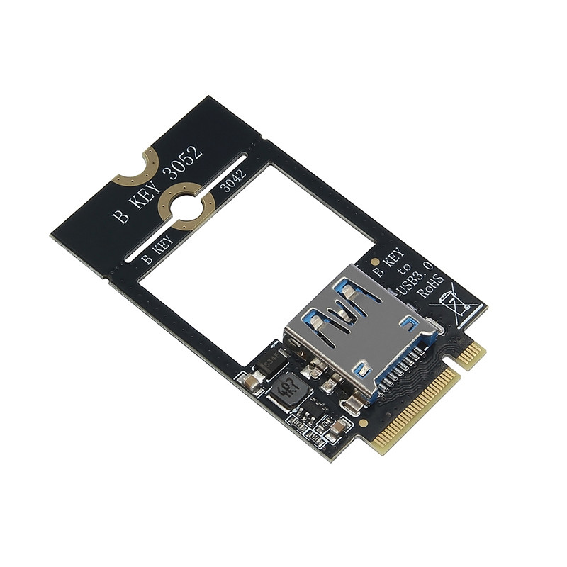 JMT M.2 B Key WWAN 4G Khe cắm thẻ mạng sang USB 3.0 / Type C / Thẻ chuyển đổi giao diện TF kép cho M.2 B Key 3042 3052