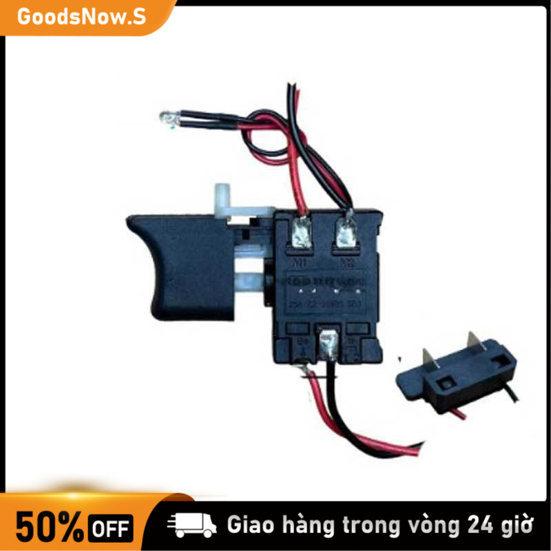Công Tắc Khoan Pin Có Điều Tốc Đảo Chiều, Có Đèn LED, Dễ Lắp Đặt, Phù Hợp Cho Độ Chế Hoặc Thay Thế Máy 21V, Chất Lượng