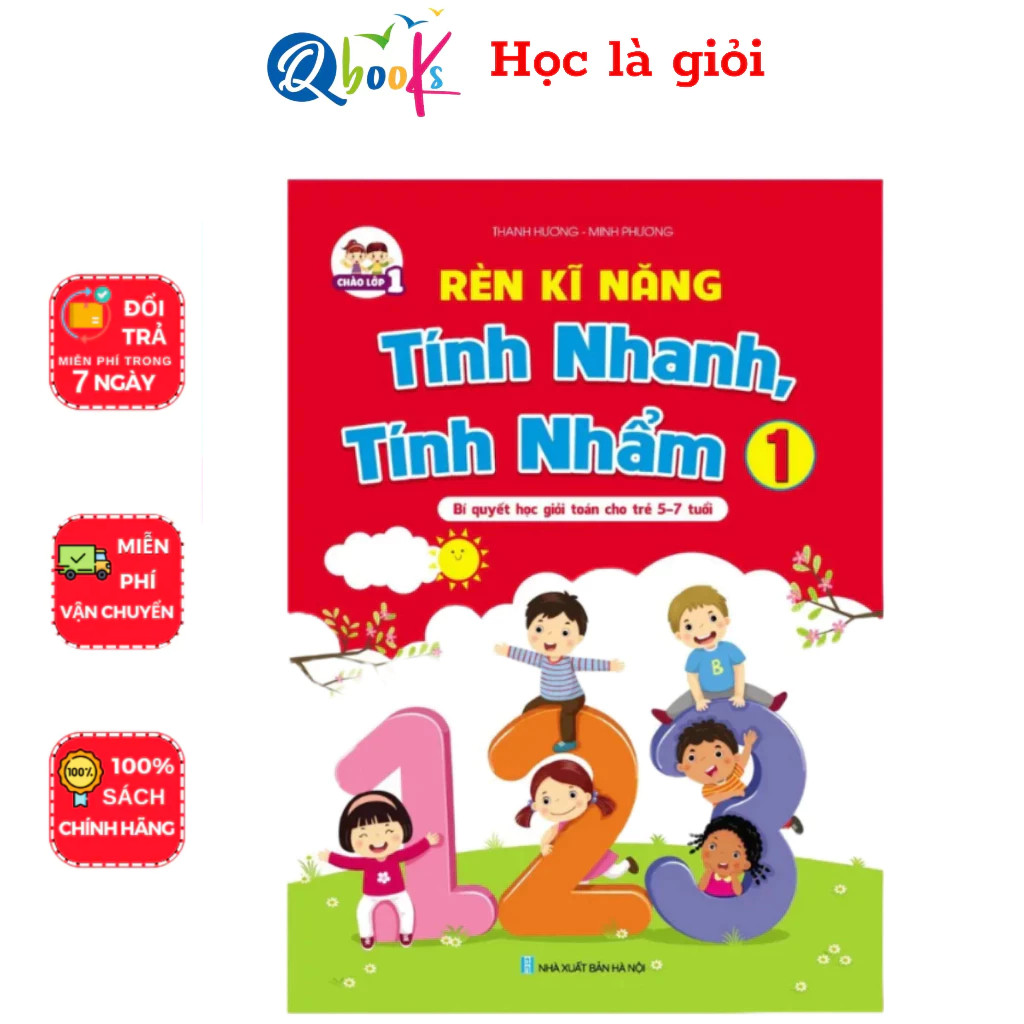 Sách - Rèn Kĩ Năng Tính Nhanh Tính Nhẩm - Bí Quyết Học Giỏi Toán Cho