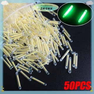ZMONH 50 Cái / lốc 2.2-4.5 Mm Ánh Sáng Ban Đêm Câu Cá Phao Đèn Bóng Phát Sáng Dính Phụ Kiện Câu Cá Huỳnh Quang Lightstick