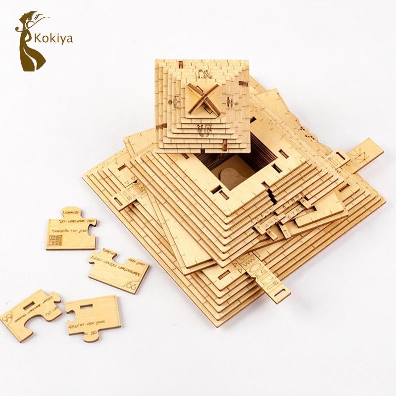 Quest Pyramid Puzzle Box tư duy trò chơi xếp hình để tương tác Lễ hội Hoạt động Tiệc giải trí