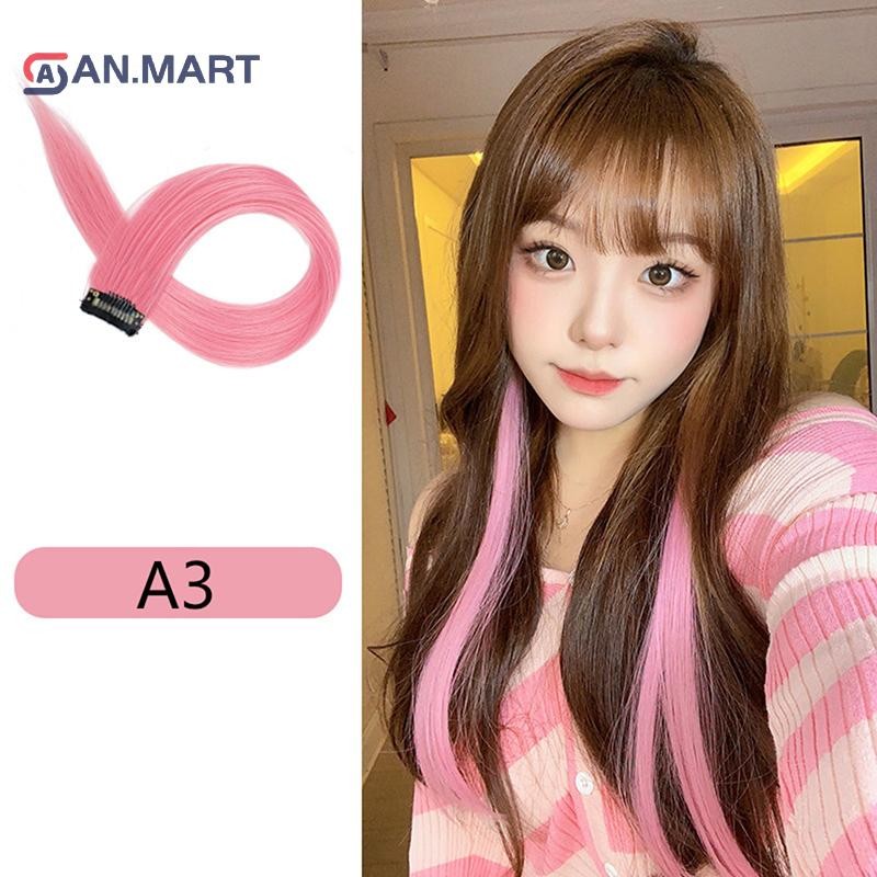 Bigdealssuper 60cm Tóc Nối Dài Kẹp Tóc Trong Tóc Dài Thẳng Tai Tóc Giả Kẹp Tổng Hợp Phần Nối Tóc Phụ Kiện Tóc Kẹp Tóc Siêu
