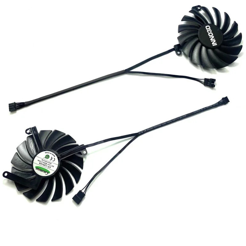 3 Chiếc CF-12910S DC 12V 0.35A RT 3080TI 3070TI gpu Quạt Cho Inno3D RTX 3080 3070 Ti X3 OC Quạt card Đồ Họa