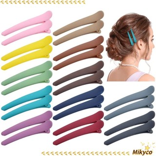 Kẹp Tóc Mỏ Vịt MIKYCO - 10 cái, Bằng Nhựa Chống Trượt, Thời Trang Dành Cho Nữ