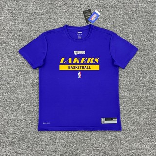 Áo Thun Tay Ngắn Lakers Warriors Basketball, Phù Hợp Cho Tập Luyện Và Khởi Động