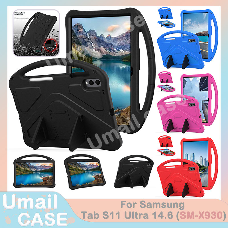 Ốp An Toàn Trẻ Em Cho Samsung Tab S11 Ultra 14.6 2025 X930 S11 Ultra 5G X936B EVA Chống Sốc Vỏ Máy Tính Bảng
