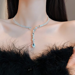 Dây chuyền zircon thời trang, thiết kế tối giản, phù hợp khí chất thanh lịch