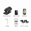 LACYESUK TPMS, Hệ thống giám sát áp suất lốp sạc USB năng lượng mặt trời, Chế độ báo động cảnh báo nhiệt độ Màn hình kỹ thuật số chống nước TPMS không dây Bảo mật lái xe