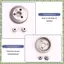 Thép kim loại 48P 86T Bánh răng Spur cho 1 / 10 2WD Slash / Stampede với Bộ bánh răng bánh răng bánh răng 19T 21T Thay thế 4686
