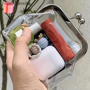 Túi trang điểm GAVESTO, Ví đựng tiền xu chống nước, Túi đựng mỹ phẩm PVC cỡ nhỏ cầm tay