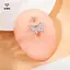 Nhẫn Nơ Bướm Đơn Giản Dành Cho Nữ Thời Trang Bé Gái Nút Bụng Nhẫn Đeo Bụng Trang Sức Nhẫn Rốn Inox [Mina]