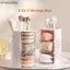 Hộp đựng mỹ phẩm xoay 360 độ AA Chống bụi đa chức năng cho trang điểm Vanity VN