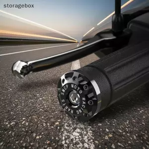 Nắp cuối tay lái xe máy đa năng Cắm 2 chiếc Nắp thanh trượt bằng nhôm để giảm tiếng ồn và an toàn Đẹp