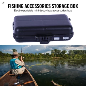 Hộp đựng đồ câu cá hai tầng với 12 / 9 ngăn Chất liệu PP Hộp đựng mồi cho câu cá Sea Rock Bass