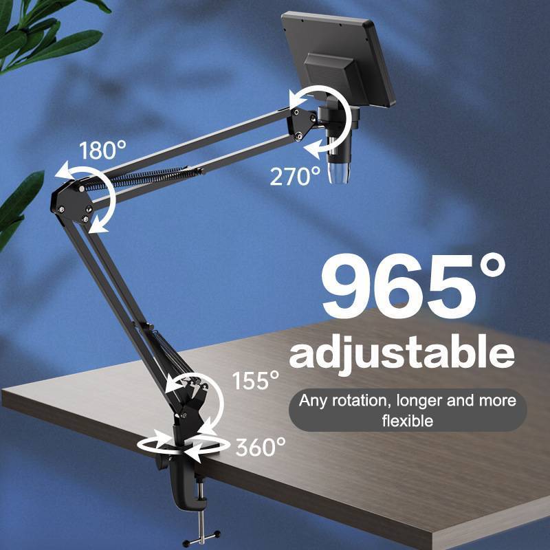 Alittlesetrtu Giá đỡ kim loại có thể điều chỉnh Kính hiển vi cho DM4 DM7 DM9 MS1 MS3 VN