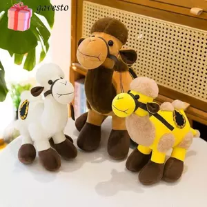 GAVESTO Mô Phỏng Thú Nhồi Bông, Với Đôi Hump Sang Trọng Camel Đồ Chơi, Mềm Mại Du Lịch Sa Mạc 30cm Du Lịch Mềm Mại Ôm Trẻ Em Chơi