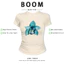 BOOM Áo Baby Tee Nữ Cotton Ôm Body-Áo Thun Ngắn Tay Y2K In Hình PhongCách Mùa Hè, Cổ Tròn Hàng Đầucách hàn quốc phong257
