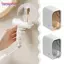 Giá đỡ bàn chải đánh răng BORAGETE, Giá đựng bàn chải đánh răng treo tường chống bụi, Giá đựng bàn chải đánh răng điện lật