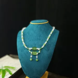 Cổ Vòng Cổ Hanfu Yingluo Phong Cách Trung Hoa Vòng Cổ Xương Đòn Dây Xích Kính Mềm Yingluo Đường Phong Cách Bài Hát Làm Xanh Phù Hợp 6.15