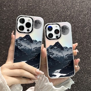 Ốp lưng silicone cao cấp in họa phong cảnh núi tuyết, bền đẹp được giới trẻ nam Bảo Camera iPhone 17/16/15/14/13/12/11