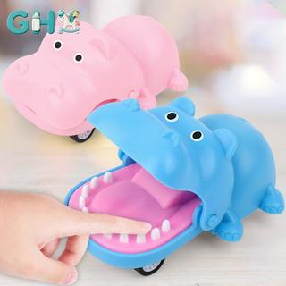 GHX Cắn Tay Cá Sấu Miệng Kéo-ba Đồ Chơi Ô Tô Hoạt Hình Hippo Puppy Kéo Ba Đồ Chơi Xe Báo Chí Răng Cắn Ngón Tay Triy Đồ Chơi VN