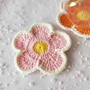 Đề xuất Thành phẩm được đề xuất 9-10CM Handmade Cotton Flower Coaster Cách nhiệt Chống bỏng Quà tặng cho Chụp ảnh phong cách bé gái