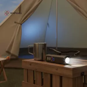 < WHPHous-t > Đèn pha kẹp tai Đèn pha LED có thể sạc lại Đèn pin đầu chống nước để câu cá Đi bộ đường dài Chạy xe đạp Hoạt động ngoài trời Đẹp