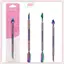 JRP 1 Máy Tính Hai Đầu Thép Không Gỉ Cuticle Pusher Móng Tay Làm Móng Tay Tẩy Móng Tay Sti Dụng Cụ Cho Móng Tay Nghệ Thuật JRP