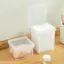 Hộp đựng mỹ phẩm, bông tẩy trang chống bụi trong suốt, tổ chức gọn gàng cho phòng tắm