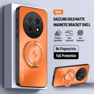 Vỏ Mờ Kim Loại Cho Huawei Nova 15 Max Nova15Max Nova15Ultra Nova15Pro Giá Đỡ Nhẫn TPU Acrylic Vỏ Điện Thoại Chống Vân Tay Bảo Vệ Ống Kính Máy Ảnh Ốp Lưng Chống Sốc
