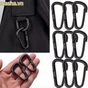 10 / 20 Chiếc Snap Clip Quickdraws Nhựa Nylon Packback Khóa Móc Khóa
