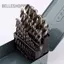 Belleshopp Akozon 25 Cái Bộ mũi khoan kim loại Mũi khoan HSS 1-13mm Mới