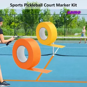 Băng đánh dấu SAMO Court Marker, Băng đánh dấu sân bóng dưa đa chức năng 20M, Độ dính chắc chắn ngoài trời Tự dính Băng sân Tennis chịu thời tiết Sàn thể thao
